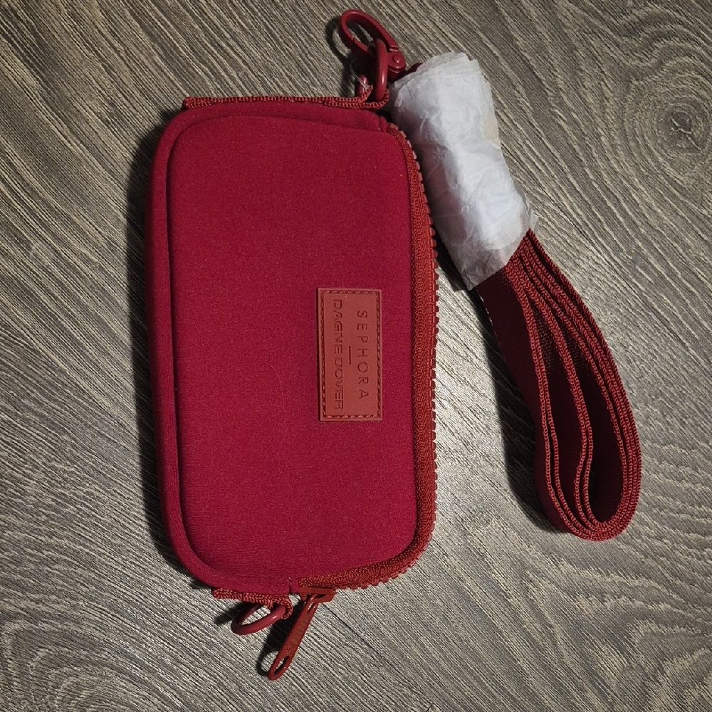 Sephora X Dagne Dover Cross Body Pouch - Deep Red